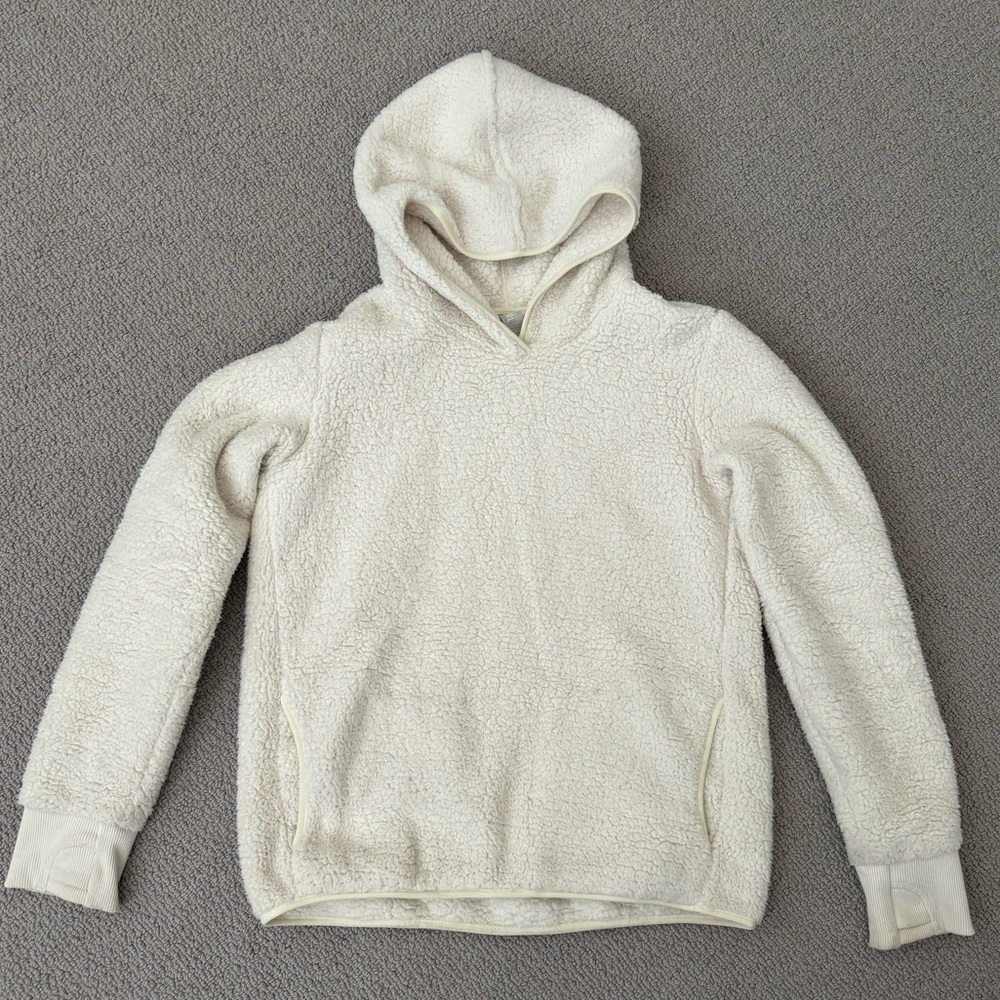 Athleta Girl Sherpa Hooded Sweatshirt, Size XL/14